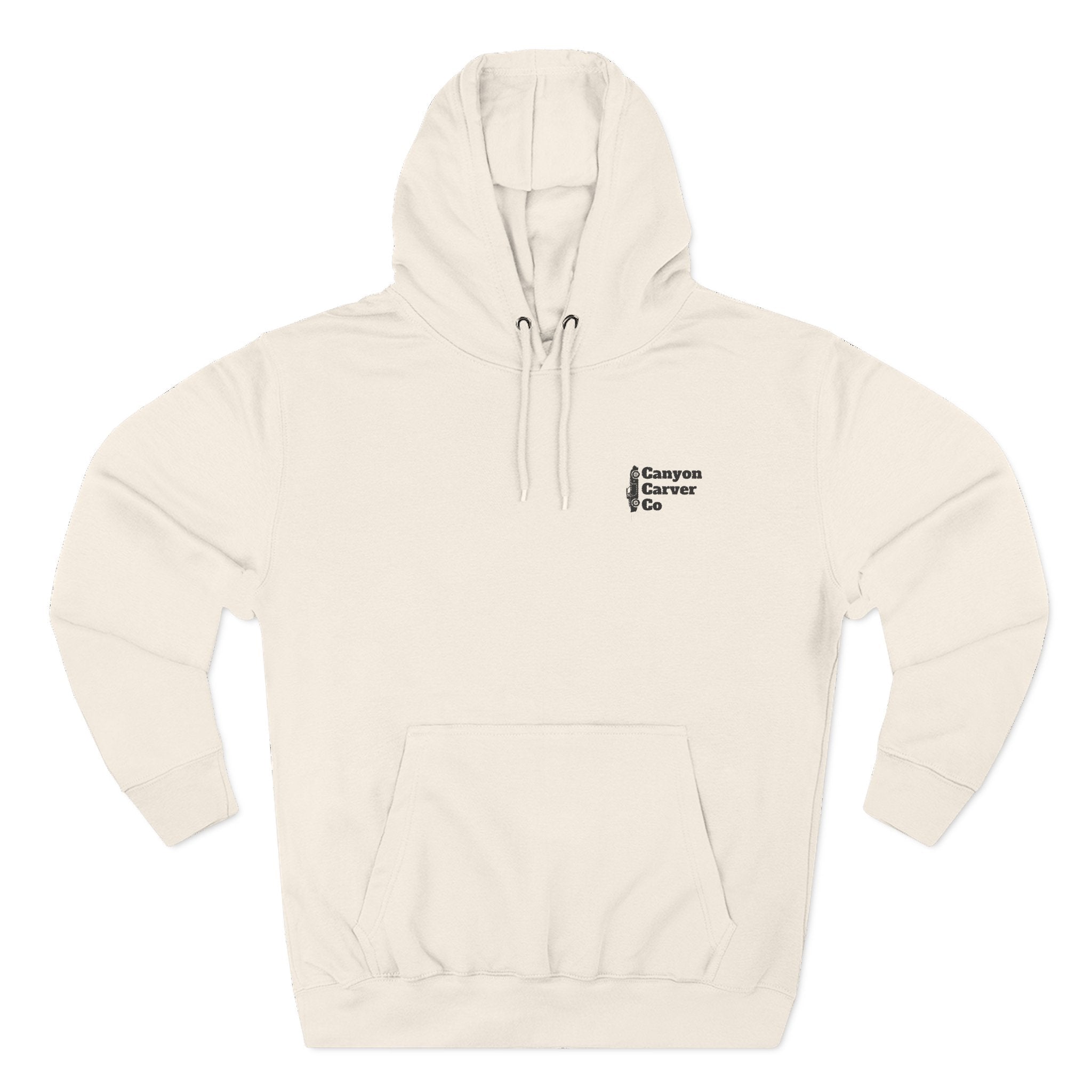Embroidered Stacked Logo Hoodie