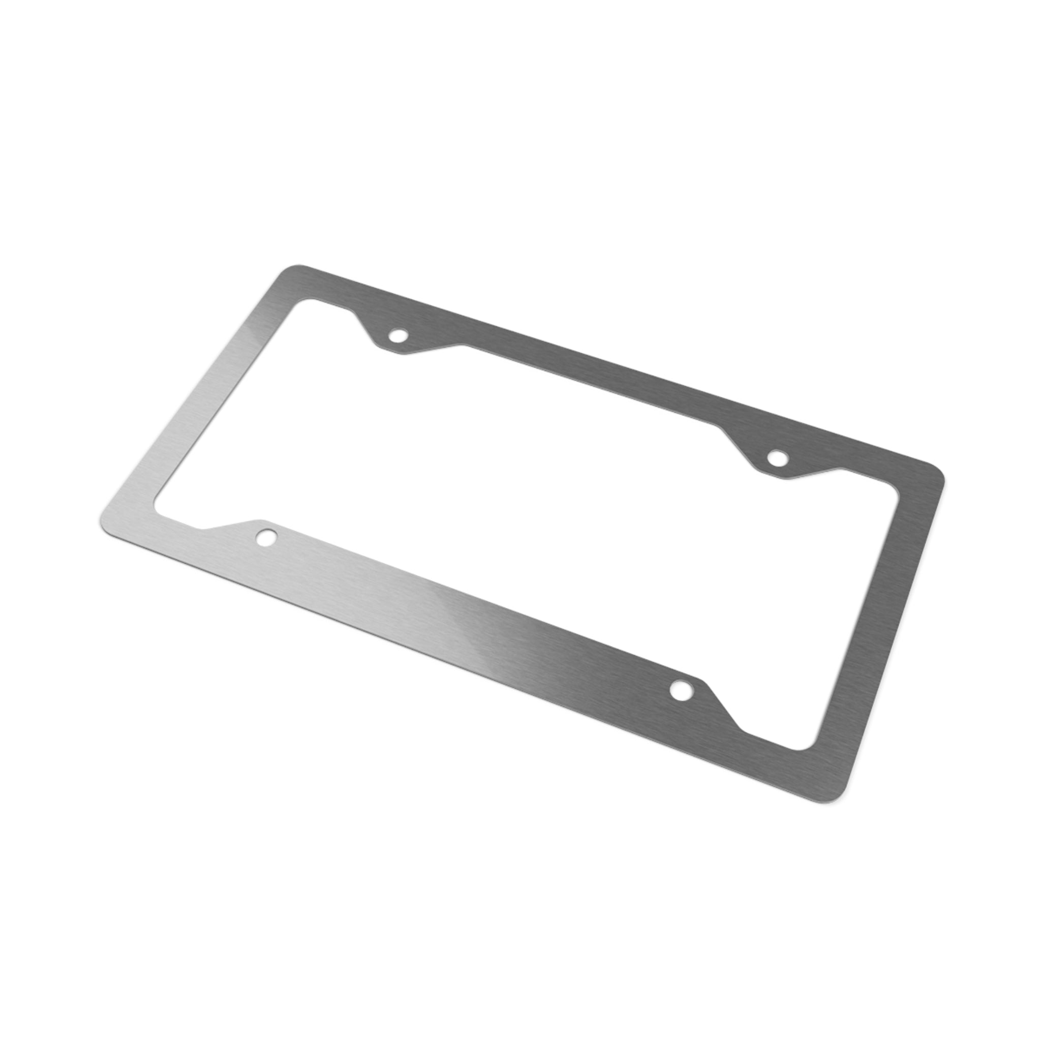 Canyon Carver Co License Plate Frame - Silver